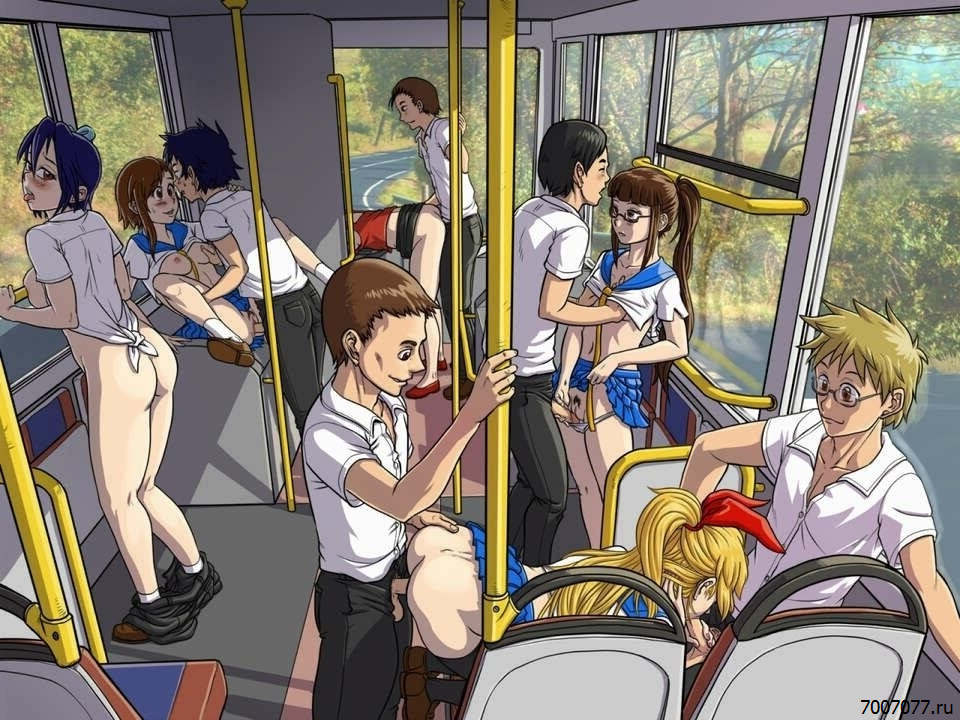 Секс Аниме В Автобусе